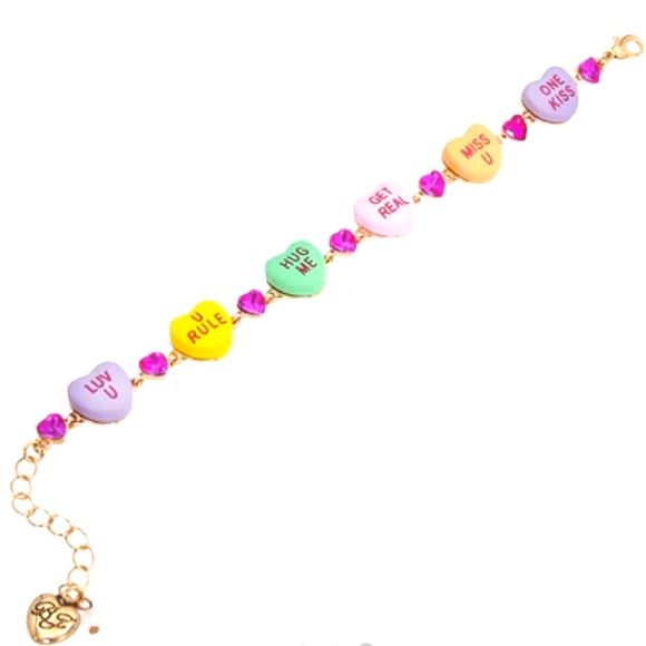 Betsey Johnson Think Pink Sweetheart Flex Bracelet - Picture 4 of 4